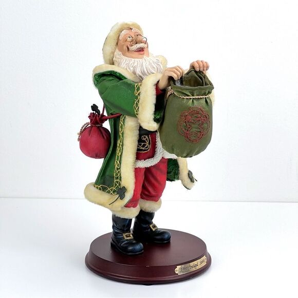 The Ireland Christmas Santa Figure Made in Dublin High Quality  Irish Santa - Picture 1 of 12